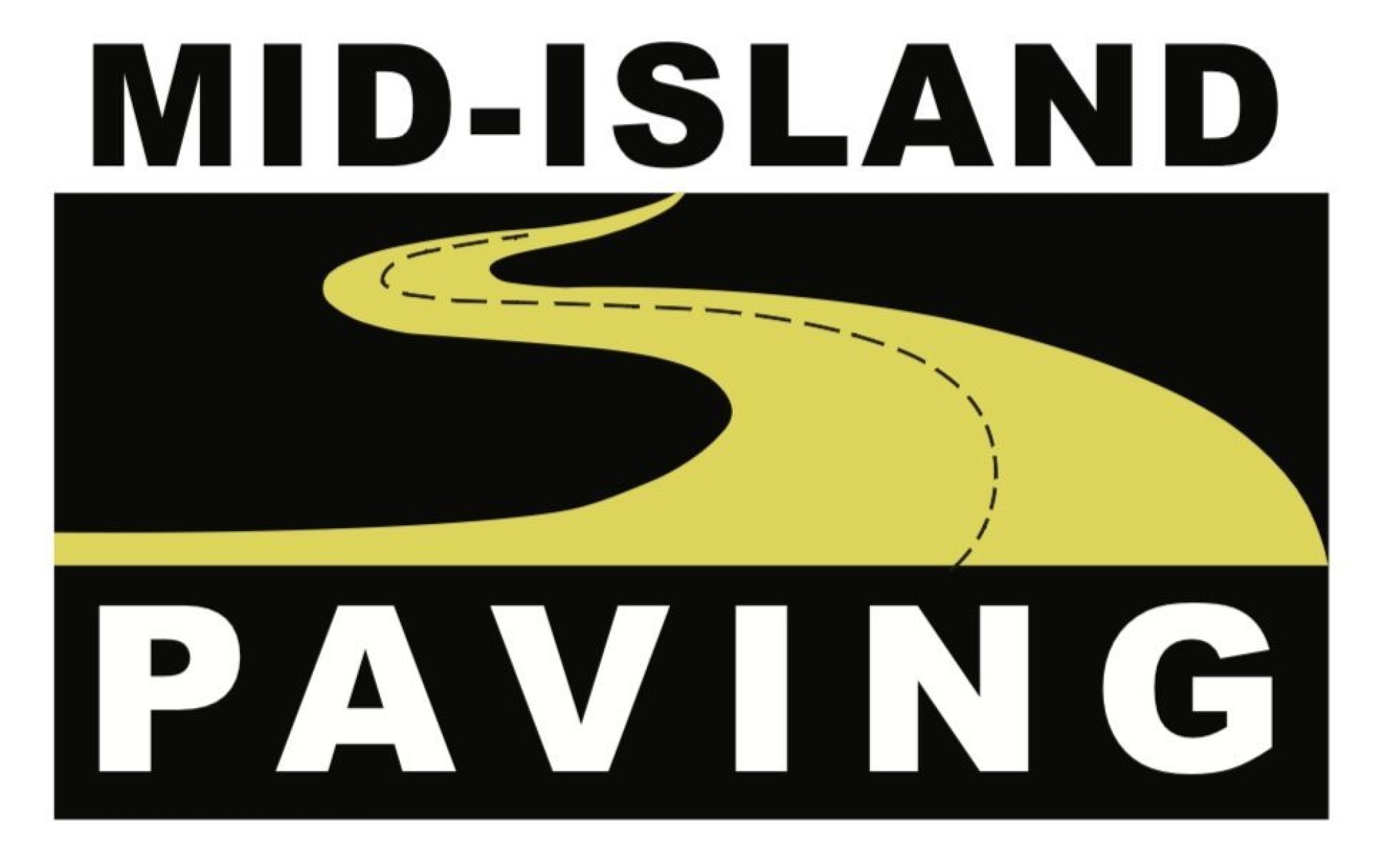 Mid Island Paving company logo.